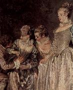 Jean-Antoine Watteau Venezianische Feste oil on canvas